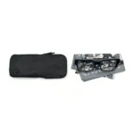 2 Thick BK/GP Glasses Frame