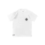 Chrome Hearts White Cross Script Logo Short Sleeve Tee