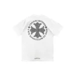 Chrome Hearts White Cross Script Logo Short Sleeve Tee