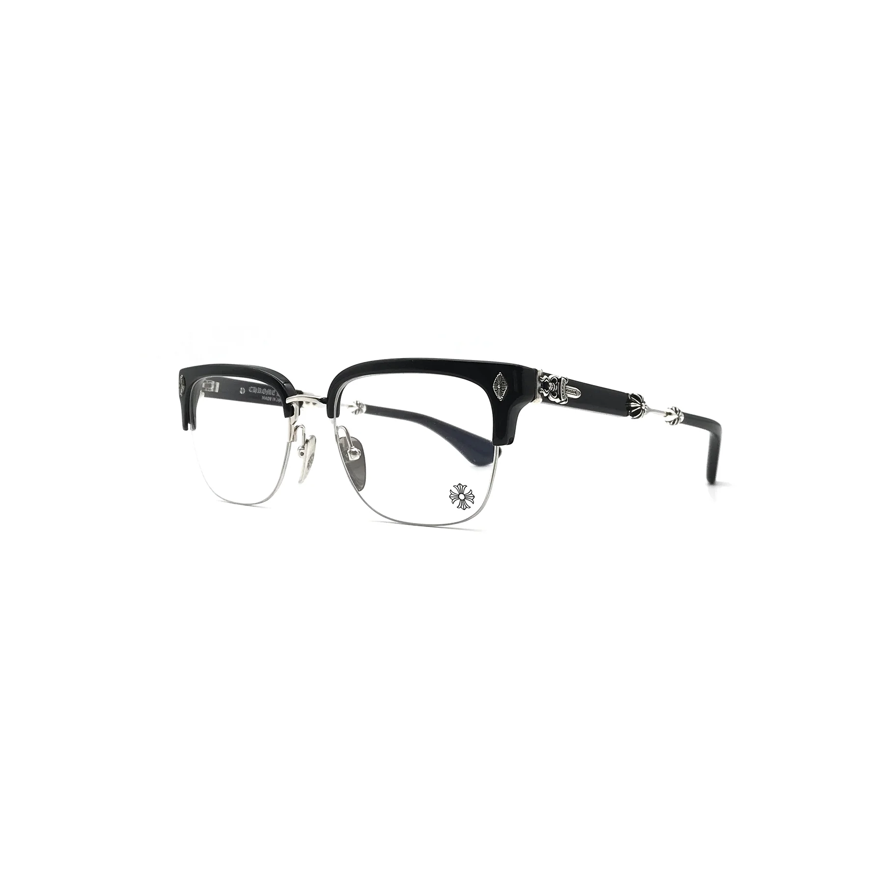 Chrome Hearts Evagilist BK/SS Glasses Frame Chrome Hearts Evagilist BK/SS Glasses Frame