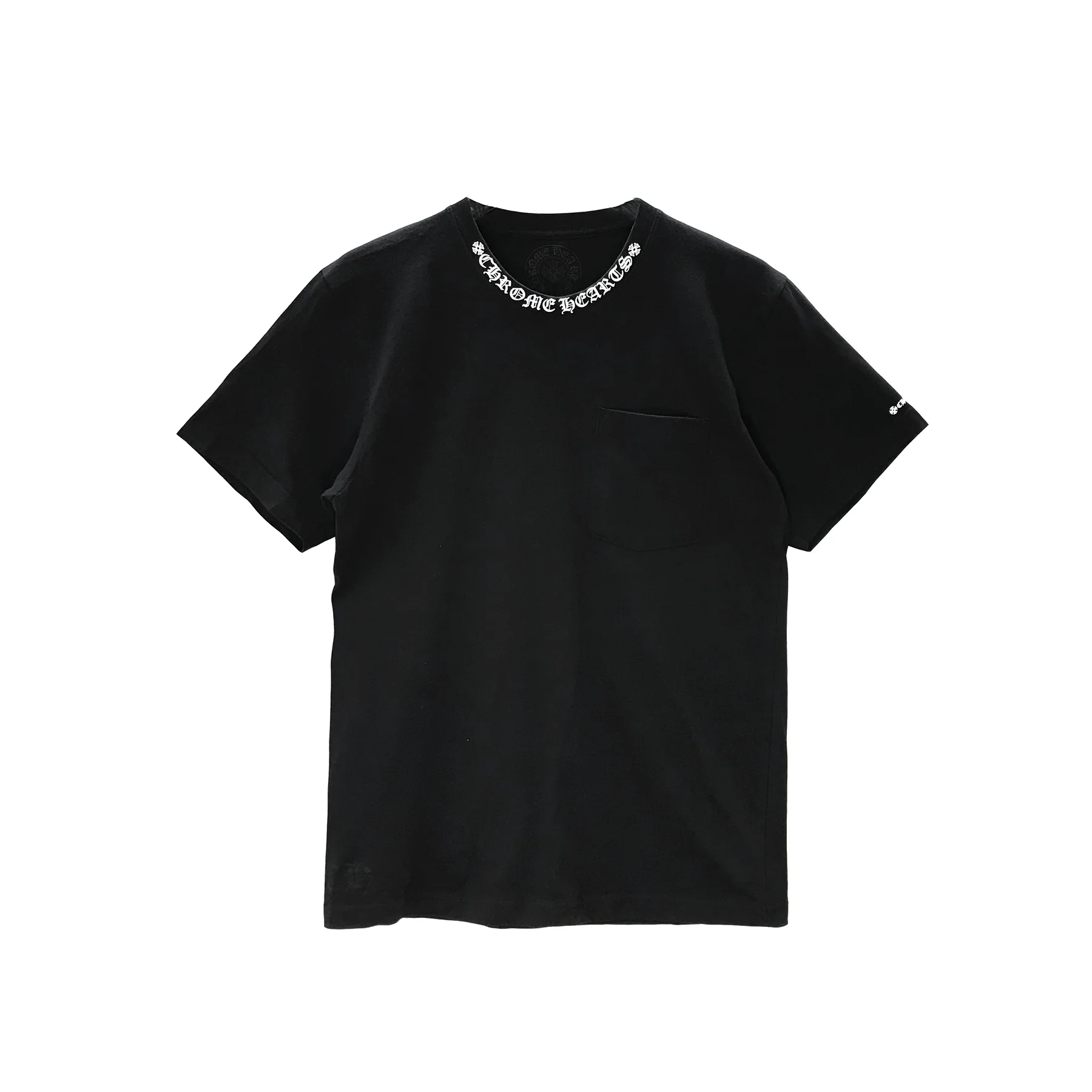 Chrome Hearts Neck Logo Short Sleeve Tee Chrome Hearts Neck Logo Short Sleeve Tee