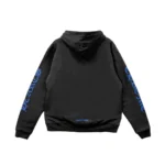 Chrome Hearts Blue Script Thermal Zip Up Hoodie