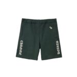 Chrome Hearts Script Logo Embroidered Dark Green Shorts