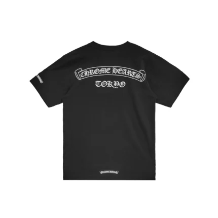 Chrome Hearts Tokyo Exclusive Scroll Label Logo Short Sleeve T-shirt Tee