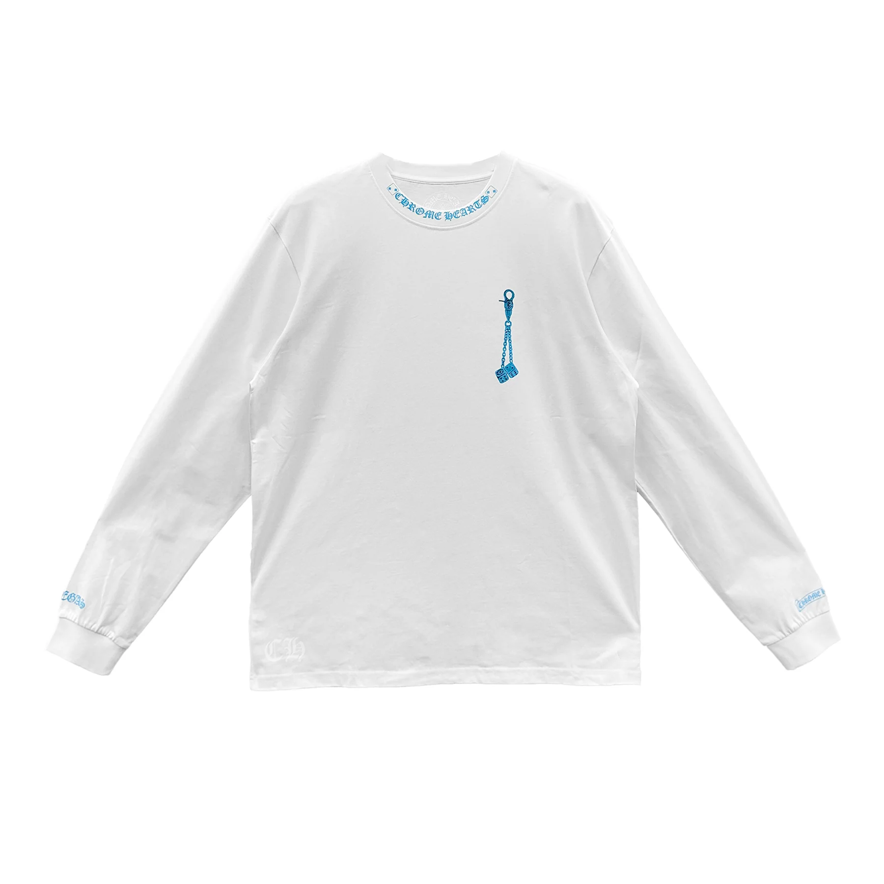 Chrome Hearts Vegas Exclusive Dice Print Long Sleeve Tee Chrome Hearts Vegas Exclusive Dice Print Long Sleeve Tee
