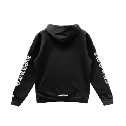 Chrome Hearts 1988 Script Black Pullover Hoodie