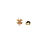 Chrome Hearts 22K Gold Cross Earring Stud