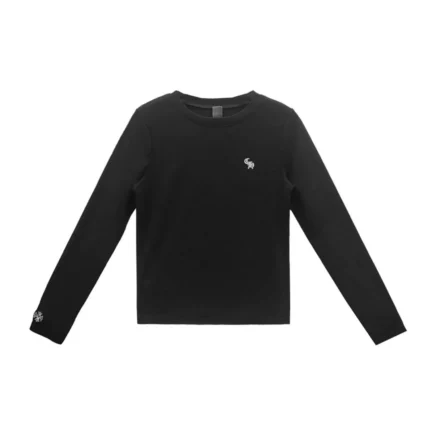 Chrome Hearts Bad Seed CH Embroidered Black Long Sleeve T-shirt