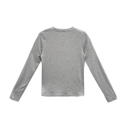 Chrome Hearts Bad Seed CH Embroidered Grey Long Sleeve T-shirt