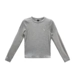 Chrome Hearts Bad Seed CH Embroidered Grey Long Sleeve T-shirt