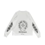 Chrome Hearts Beijing Exclusive Horseshoe Logo Long Sleeve T-Shirt Tee