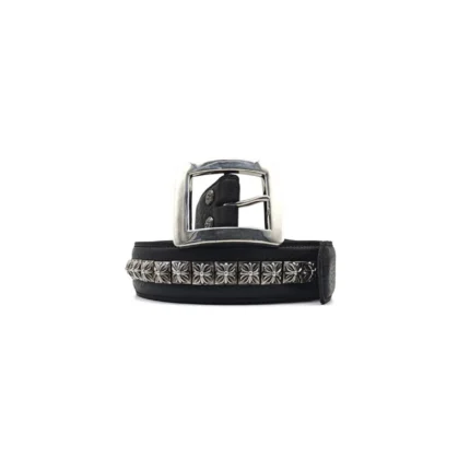 Chrome Hearts Bella Hadid Square Buckle Studded Belt