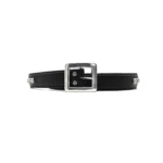 Chrome Hearts Bella Hadid Square Buckle Studded Belt