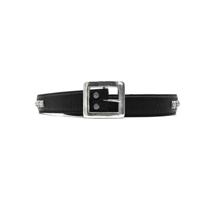 Chrome Hearts Bella Hadid Square Buckle Studded Belt