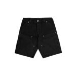 Chrome Hearts Black Cross Leather Patch Shorts