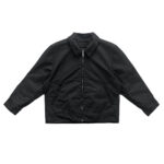 Chrome Hearts Black Cross Nylon Utility Zip Shirt