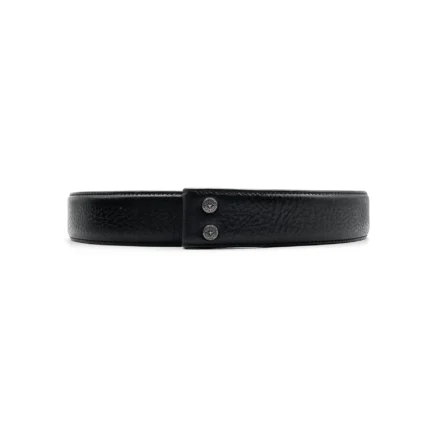 Chrome Hearts Black Leather Belt