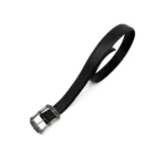 Chrome Hearts Black Leather Filigree Belt