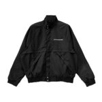 Chrome Hearts Black Script Logo Windbreaker Jacket