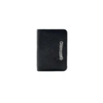 Chrome Hearts Black Silver Scroll Folded Cardholder
