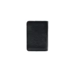 Chrome Hearts Black Silver Scroll Folded Cardholder