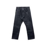 Chrome Hearts Black Star Patch Flame Knee Cargo Pants