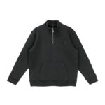 Chrome Hearts Black Triple Cross Half Zip Sweatshirt