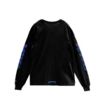 Chrome Hearts Blue 1988 Neck Logo Long Sleeve T-Shirt Tee