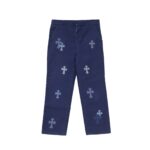 Chrome Hearts Blue Leather Cross Patch Carpenter
