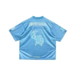 Chrome Hearts Blue Script Logo Short Sleeve Tee