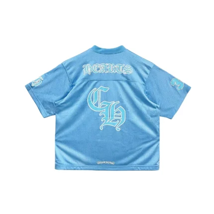 Chrome Hearts Blue Script Logo Short Sleeve Tee