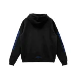 Chrome Hearts Blue Vertical Script Logo Pullover Hoodie