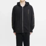 Chrome Hearts Brown Glitter 1988 Zip Up Hoodie