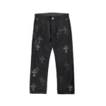 Chrome Hearts Camouflage Cross Black Chinos Jeans