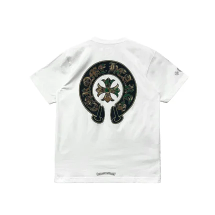 Chrome Hearts Camouflage Horseshoe Logo Short Sleeve Tee