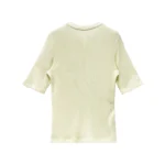 Chrome Hearts CH Letter Waffle Thermal Short Sleeve Henley T-Shirt Tee