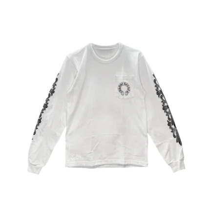 Chrome Hearts Classic Horseshoe Logo Long Sleeve T-shirt