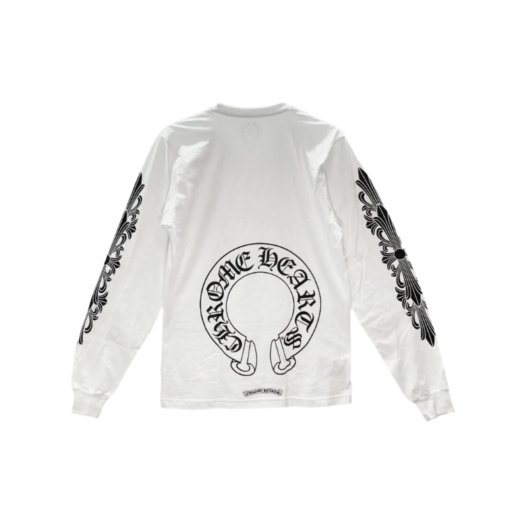 Chrome Hearts Classic Horseshoe Logo Long Sleeve T-shirt Chrome Hearts Classic Horseshoe Logo Long Sleeve T-shirt