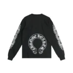 Chrome Hearts Classic Horseshoe Logo Long Sleeve T-shirt