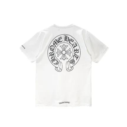 Chrome Hearts Classic Horseshoe Logo Short Sleeve T-shirt