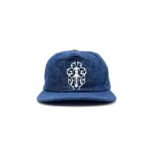 Chrome Hearts Dagger Embroidered Silver Button Denim Cap