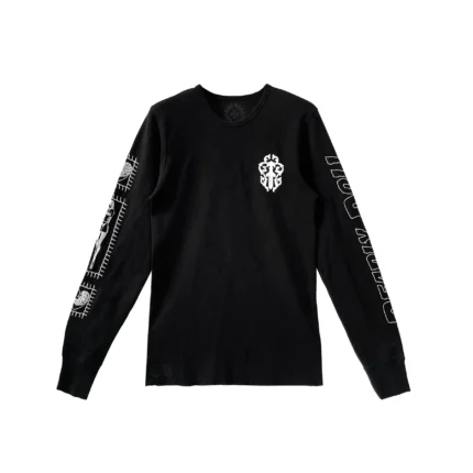 Chrome Hearts Deadly Doll Horseshoe Waffle Thermal Long Sleeve T-Shirt Tee