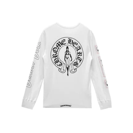Chrome Hearts Deadly Doll Horseshoe Waffle Thermal Long Sleeve T-Shirt Tee