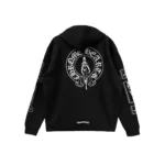 Chrome Hearts Deadly Doll Pink Dagger Logo Zip Up Hoodie