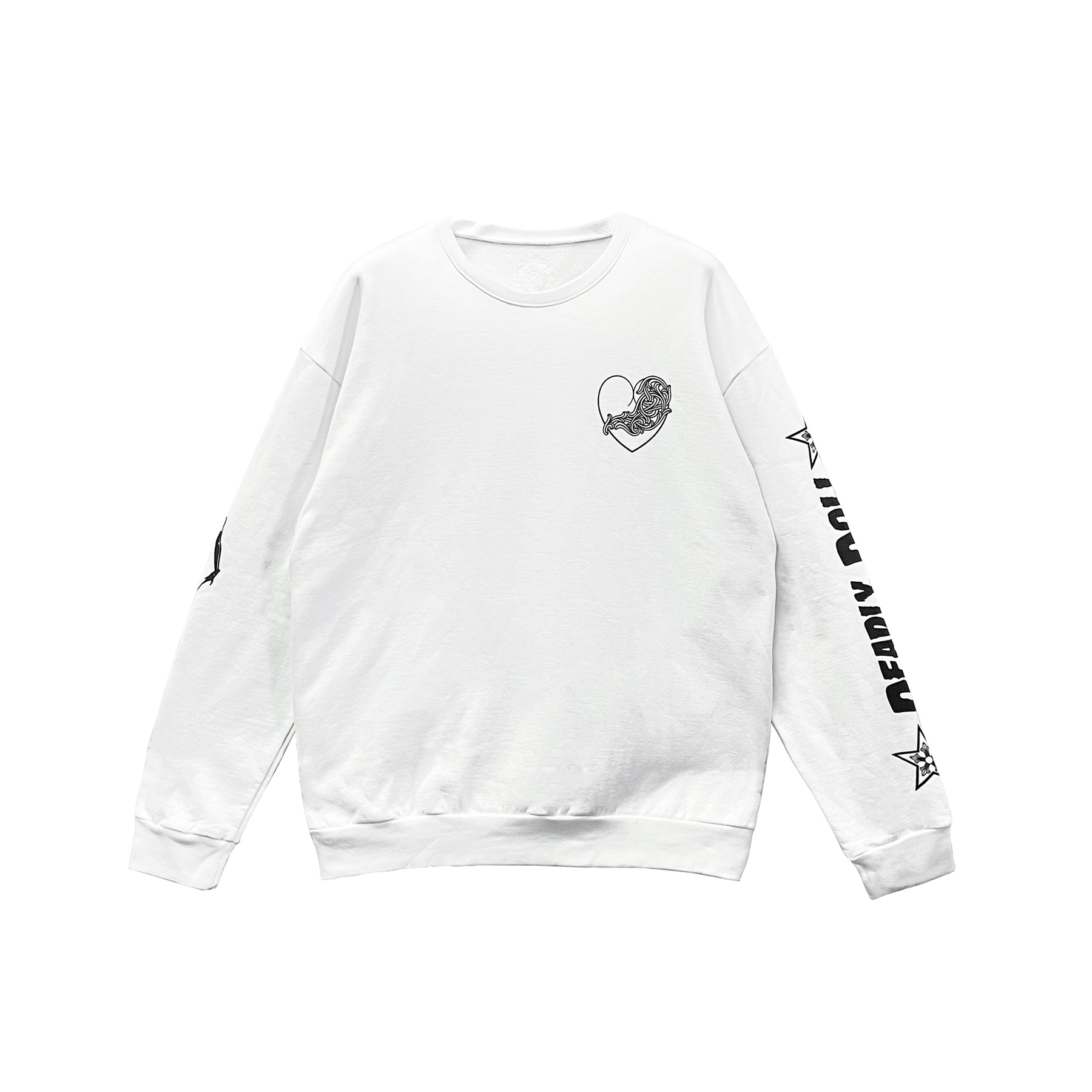 chrome-hearts-deadly-doll-vine-heart-logo-sweatshirt-2268697.jpg Chrome Hearts Deadly Doll Vine Heart Logo Sweatshirt - Image 1