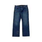 Chrome Hearts Denim Cross Patch Jeans