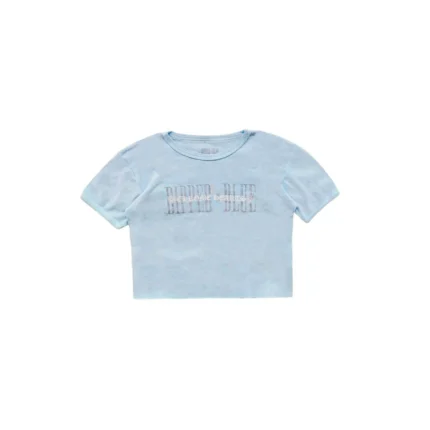 Chrome Hearts Dipped in Blue Cropped Tee