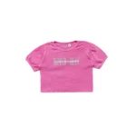 Chrome Hearts Dipped in Pink Cropped Tee