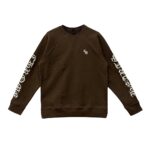 Chrome Hearts Embroidered Brown Sweatshirt