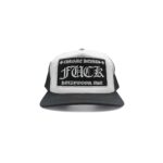 Chrome Hearts Embroidered FU Black & White Baseball Cap